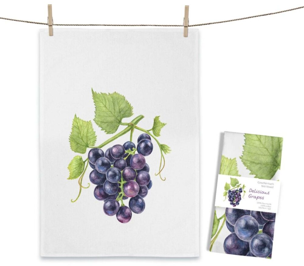 Geschirrtuch Delicious Grapes