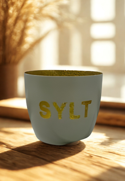 Windlicht Sylt Taupe