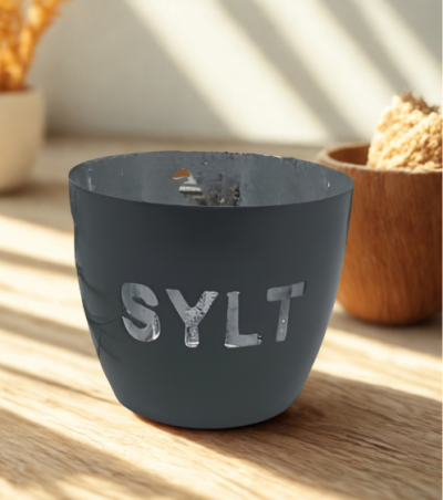 Windlicht Sylt Anthrazit
