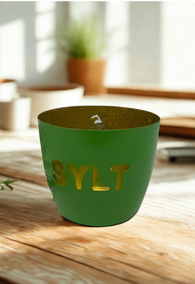 Windlicht Sylt Grün