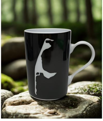 Kaffeebecher Sylt Dunkelbraun Schmal