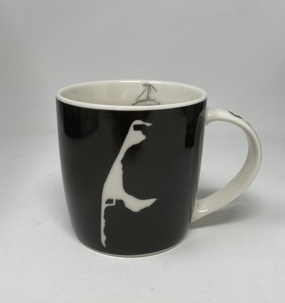 Kaffeebecher Sylt Dunkelbraun Oval