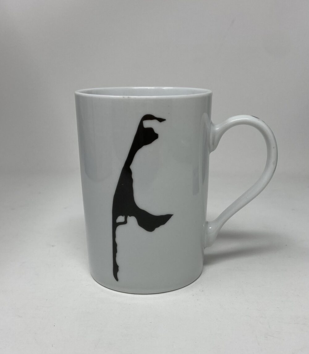 Kaffeebecher Sylt Weiß Schmal