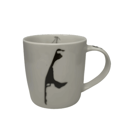 Kaffeebecher Sylt Weiß Oval