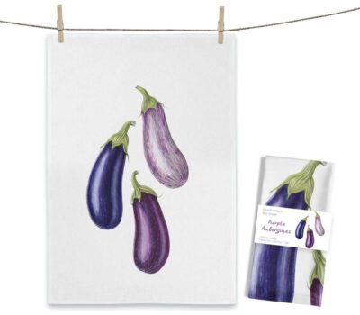 Geschirrtuch Purple Aubergines