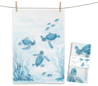 Geschirrtuch Baby Turtle Swim