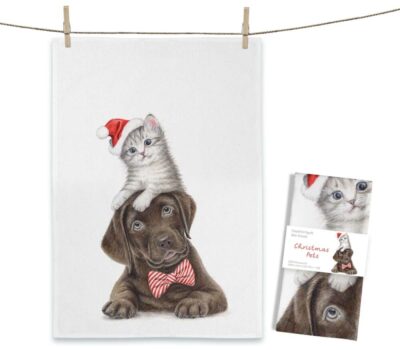 Geschirrtuch Christmas Pets