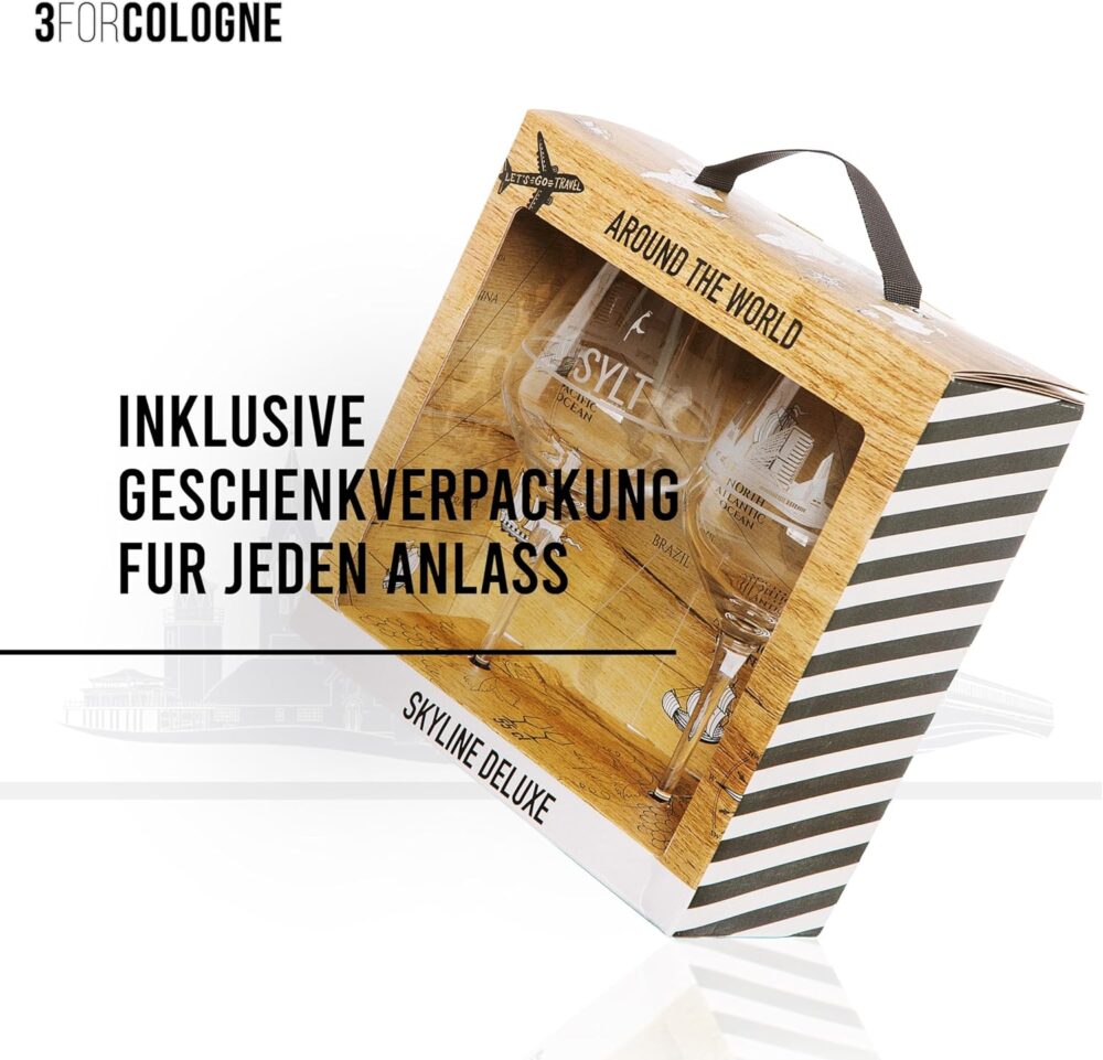 Sylt Weingläser im 2er-Set inkl. Geschenkbox – Bild 7