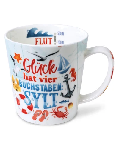 Tee Maass Becher Meerglück Sylt