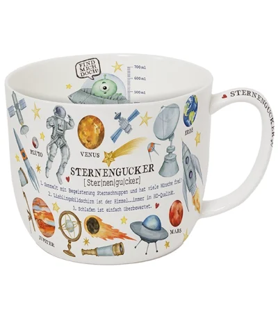 Becher 700ml Planeten