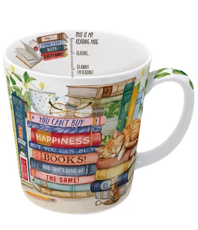 Becher 500ml Booklover Englisch
