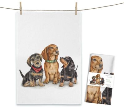 Geschirrtuch Doxie Gang