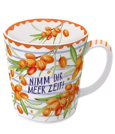 Tee Maass Becher Sommerlaune Sanddorn