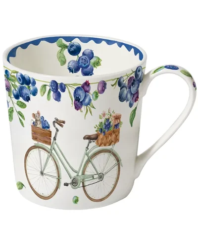 Tee Maass Becher Blaubeerfahrrad