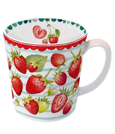 Tee Maass Becher Sommerlaune Erdbeeren