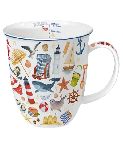 Tee Maass Becher Tag am Meer