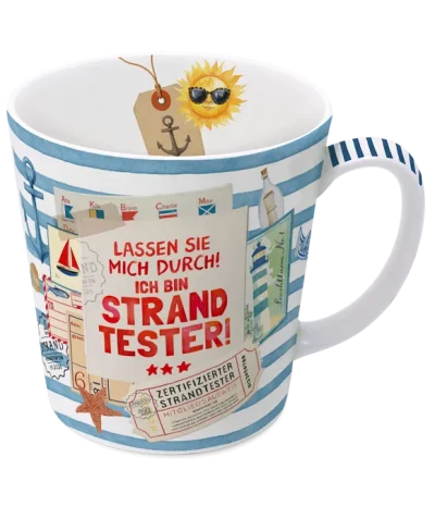 Tee Maass Becher Strandtester