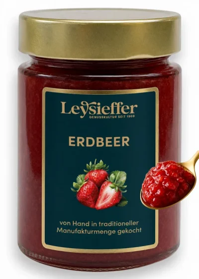 Leysieffer Fruchtaufstrich Erdbeer 200g