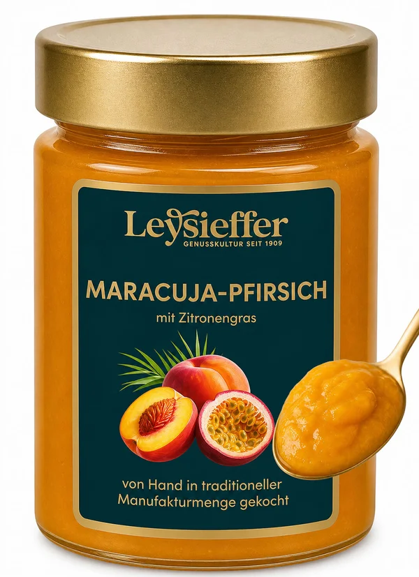 Leysieffer Fruchtaufstrich Maracuja-Pfirsich 200g