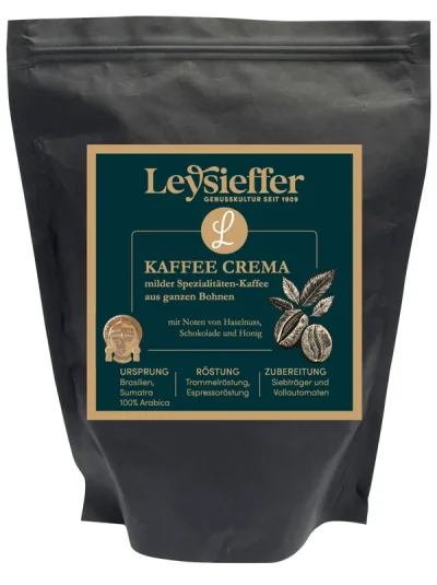 Leysieffer Röstkaffee mit ganzen Bohnen 250g